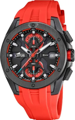 Produktbild von Lotus 18943/5 Herrenuhr Chronograph Vortex Rot/Schwarz