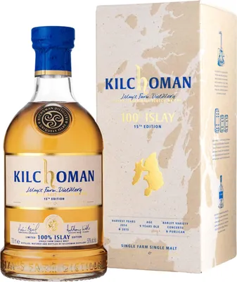 Produktbild von Kilchoman 100% Islay 15th Edition Single Malt Scotch Whisky 50% Vol. 0,7l in Geschenkbox