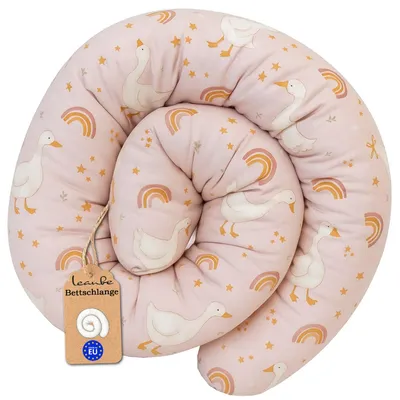 Produktbild von LEANBE Bettschlange Stillkissen – Vielseitiges Seitenschläferkissen - 150-400 cm Gänse 150 cm