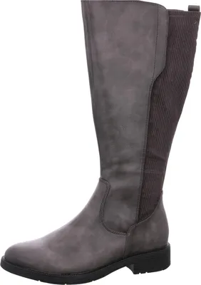 Produktbild von Jana Damen Langschaftstiefel in Grau, Größe 37