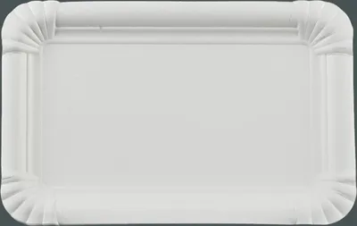 Produktbild von 1500 Pappteller rechteckig, 13 x 20 cm
