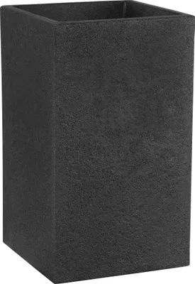 Produktbild von Blumensäule geli Cube High Kunststoff 28 x 28 x 48 cm anthrazit
