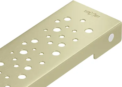 Produktbild von Mexen Flat M12 Abdeckung für Linienablauf 60 cm. gebürstetes Gold - 1A21060