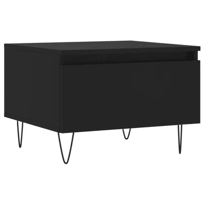Productafbeelding van vidaXL Salontafel, zwart, 50x46x35 cm, houtvezel