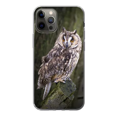 Produktbild von MuchoWow® Handyhülle Schutzhülle Hülle für iPhone 13 Pro Eule - Nahaufnahme - Baum Silikon Softcase Handy Hülle - Handy-Tasche