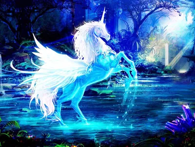 5D Diamantgemälde DIY Vollbohrer, Einhorn, 30x40cm