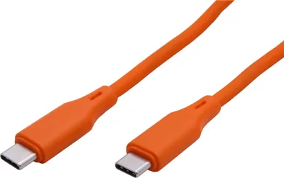 Obrázek produktu pro ROLINE USB 2.0 kabel USB C(M) - USB C(M), silikon, 60W, 1m, oranžový (11.02.9124)