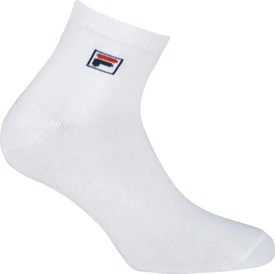 Immagine prodotto di FILA Quarter socks unisex, 3 paia - calzini corti, sportivi, logo in vita, tinta unita, 35-46 Grigio EU 43-46