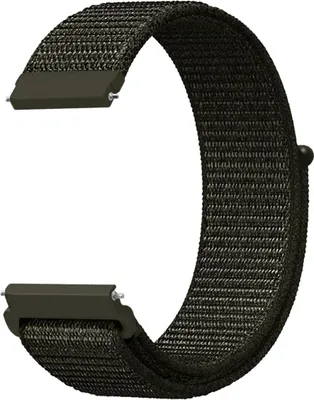 Produktbild von Smartwatch Armband Armbänder 20 / 22 mm für Samsung Galaxy LG Watch Honor Garmin, Farbe:Armeegrün, Stegbreite:20 mm