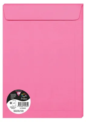 Produktbild von Clairefontaine 5er Pack Umschlag 229x324 Fuchsia