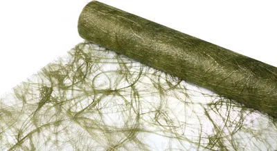 Produktbild von Sizoweb Tischläufer - olive-moosgrün - 20 cm - 25 Meter auf der Rolle - 64 029-R