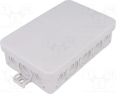 Zdjęcie produktu dla 1 x Obudowa: Puszka przyłączeniowa: X: 85 mm, Y: 130 mm, Z: 37 mm. Numer katalogowy: 33391601. Instalacja elektryczna