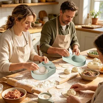 Produktbild von Manuelle Silikon-Teigformer für Gyoza und Maultaschen