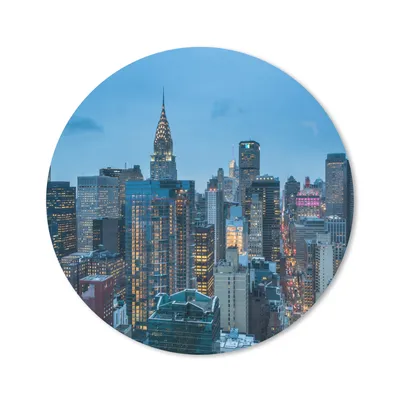 Produktbild von MuchoWow® Mauspad Mousepad New York - Skyline - Empire State Building 20x20 cm - Mousepads - Maus Mat - Pad - Mausunterlage - Schreibtischmatte