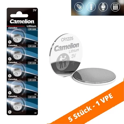 Produktbild von Camelion Lithium Batterie CR1225 3V (5 Stück)