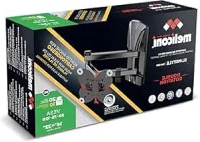 Image de Support mural Slim pour téléviseur de 14 à 32 pouces, double bras, plaque de plâtre