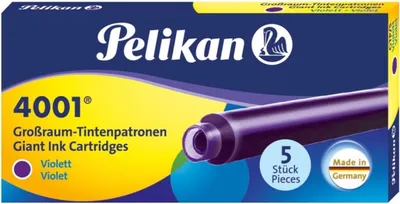 Produktbild von Tintenpatrone 4001 GTP/5 violett Etui mit 5 Patronen Packung mit 10 Stück
