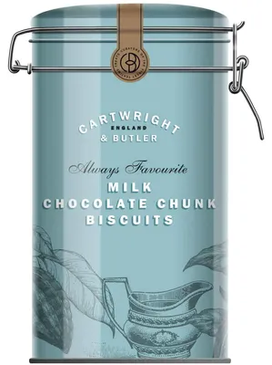 Zdjęcie produktu dla Ciasteczka z kawałkami mlecznej czekolady Cartwright & Butler, 200 g