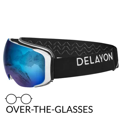 Produktbild von Skibrille Explorer Goggle Brillentauglich (OTG) schwarz/blau