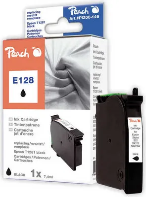 Produktbild von Peach 314084, Schwarz, Tinte auf Pigmentbasis, 1 Stück(e)