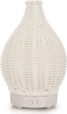 Image de Diffuseur d'arômes Humidificateur Art déco Humidificateur style bois Blanc