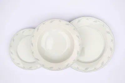 Obrázok produktu pre Karlovarský porcelán, taniere Thun Opal, polená, 18 kusov