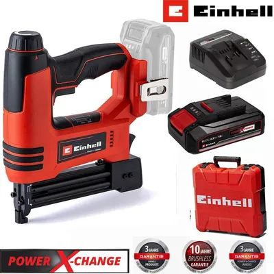 Produktbild von Einhell Akku-Nagler TE-CN 18 Li -18V,Tacker und Nagler mit Akku 2.5Ah / Ladegerät + Koffer
