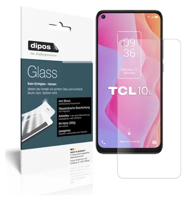 Obrázok produktu pre 2x ochranná fólia pre TCL 10 5G matná - Anti-Shock 9H fólia dipos Glass plastové sklo