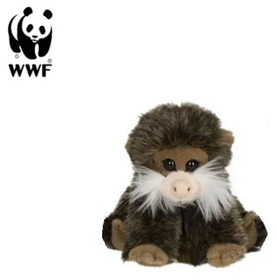 Produktbild von WWF Plüschtier Bartäffchen (15cm) lebensecht Kuscheltier Stofftier Affe Äffchen