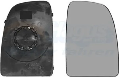 Produktbild von Van Wezel Außenspiegelglas rechts konvex für Citroen Fiat Peugeot