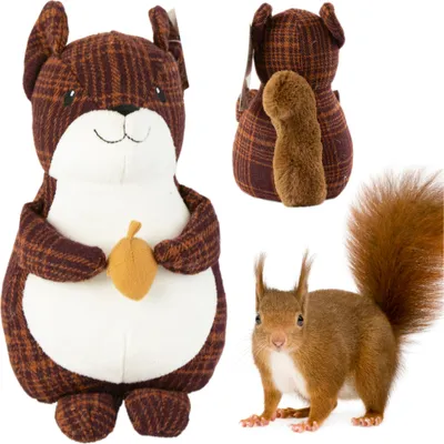 Produktbild von Süßer Tier-Türstopper Türhalter Türpuffer Türsack Tierform Für das Kinderzimmer Eichhörnchen