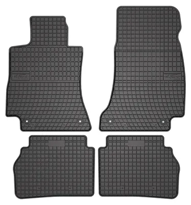 Produktbild von Gummi-Fußmatten für Mercedes-Benz CLS C257 2018-2023 (Limousine) – 4-tlg, Schwarz, passgenau
