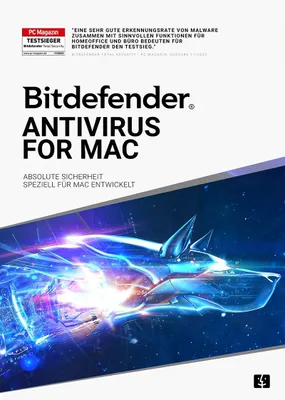 Produktbild von Bitdefender ANTIVIRUS FOR MAC / 3 Geräte / 1 Jahr / Lizenz per E-Mail
