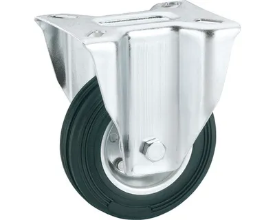Produktbild von Tarrox Transport-Geräte-Bockrolle, bis 70 kg, 100 x 128 x 30 mm