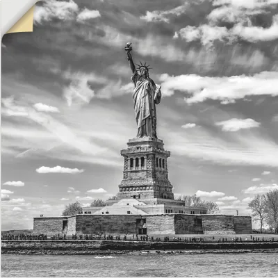 Produktbild von ARTland Wandbild, selbstklebend New York City Freiheitsstatue Größe: 50x50 cm