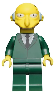 Zdjęcie produktu dla Klockowa figurka LEGO – Pan Burns, "Simpsonowie", seria 1 (tylko figurka, numer sim022)