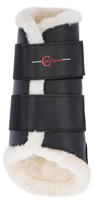 Produktbild von KERBL Dressurgamaschen Fleece vorne Schwarz L