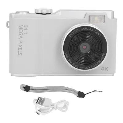 Obrázok produktu pre Digitálny fotoaparát, 48 MP, 1080P, 2,4-palcový displej, 16x zoom, zabraňuje chveniu fotoaparátu, prenosný, kompaktný selfie fotoaparát na cesty