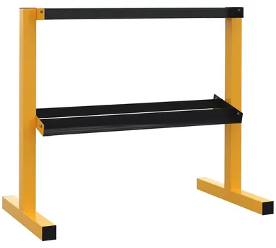 Produktbild von Hantelständer, 2-Stufige Kurzhantelablage, Hantelablage Bis 270 Kg Belastbar, Gewichtshalter Für Gewichtheben, Krafttraining