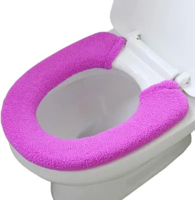 Produktbild von Universeller, waschbarer WC-Sitzbezug – Warmer WC-Sitzbezug fürs Badezimmer – Weich