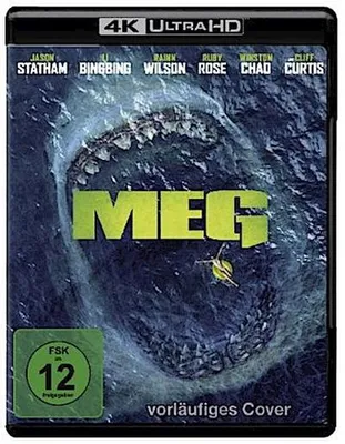 Produktbild von PLAION Meg (4K UHD), Film, Blu-ray, Deutsch, Französisch, Italienisch, Russisch, Thailändisch, 113 min, Aktion, Dänisch, Finnisch, Norwegisch, Niederländisch