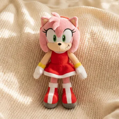 Produktbild von Amy Rose Sonic Plüschtier 30 cm – Kuschelfigur Sonic, Tails, Knuckles, Shadow & Amy – Geschenk für Kinder & Fans