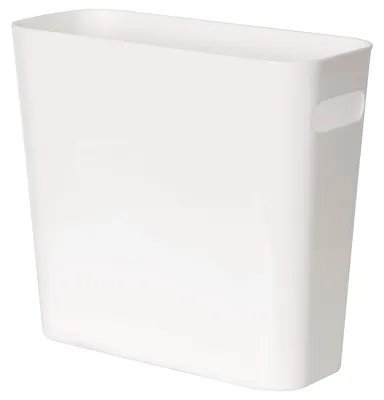 Image de Poubelle en plastique d'une capacité de 5,5 litres, avec poignées, idéale pour la cuisine et la salle de bain