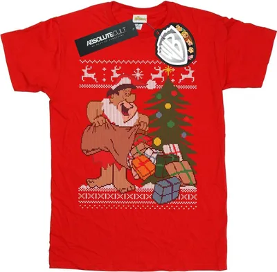 Produktbild von The Flintstones - T-Shirt für Herren BI25096 (L) (Rot)