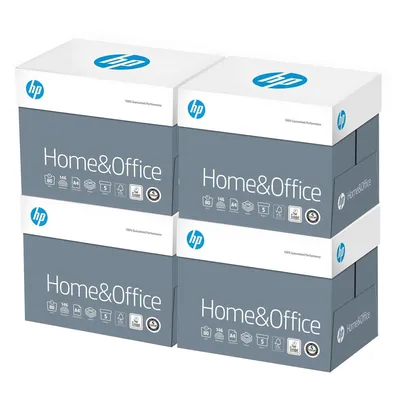 Produktbild von HP Kopierpapier - Home & Office - 10.000 Blatt - DIN A4-80g - Weiß - Allround Papier für Zuhause und Büro - 4 x 2.500 Blatt