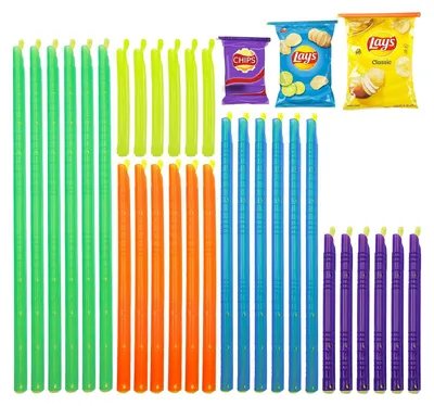 Image de Lot de 30 fermetures refermables réutilisables, disponibles en cinq tailles différentes
