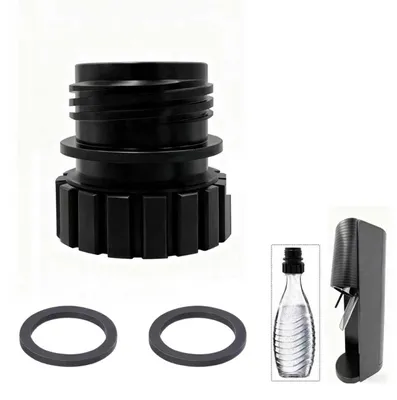 Glasflaschen-Adapter für Terra 0,7 l, Quick-Connect, schwarz