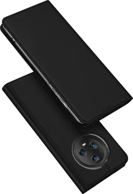 Zdjęcie produktu dla Dux Ducis Skin Pro etui do Honor Magic5 pokrowiec z klapką portfel na kartę podstawka czarne