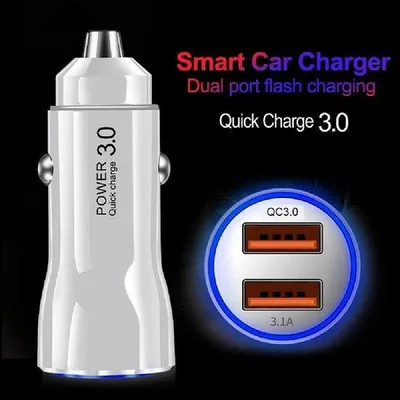 Obrázek produktu pro Autonabíječka USB 3,1 A, 12 V s adaptérem do zapalovače
