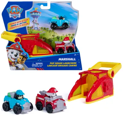 Image de Spin Master International B.V. PAW Pup Squad Launcher Marshall & Rex Autres